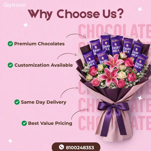 chocolate bouquet service page