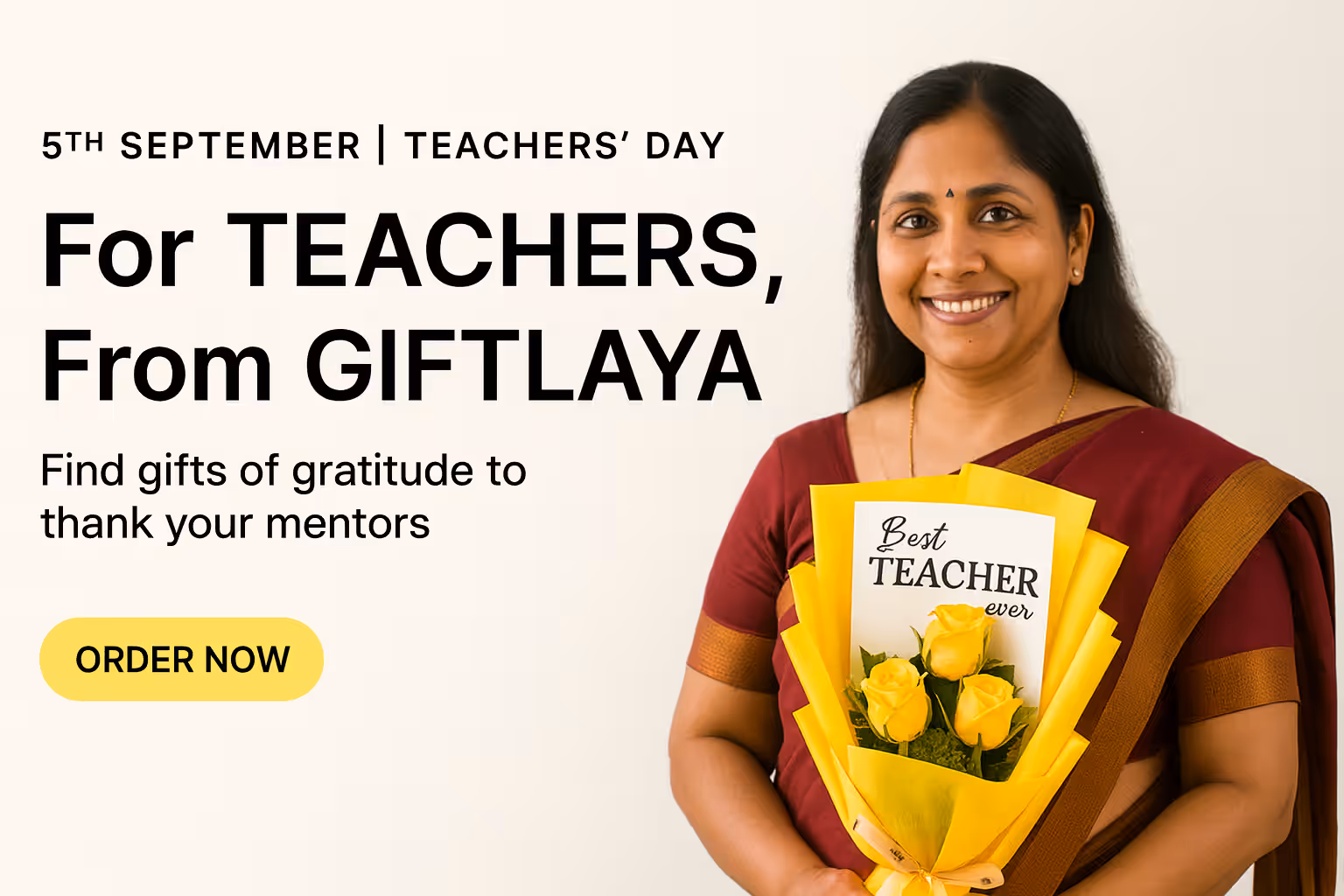 Teachers Day Banner for Giftlaya Website