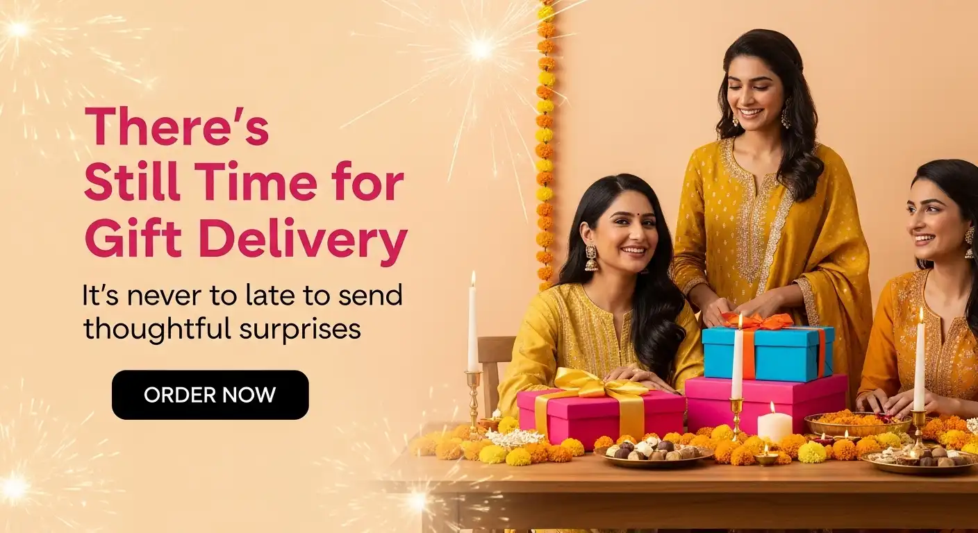 Giftlaya Home Banner for Gifts and Candle Light dinner